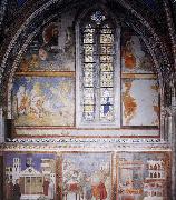 GIOTTO di Bondone Frescoes in the fourth bay of the nave Spain oil painting artist